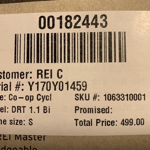 2019 REI Drt 1.1 Mountain Bike Blue