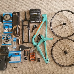 2019 Kona Process 153 CR Teal and Orange