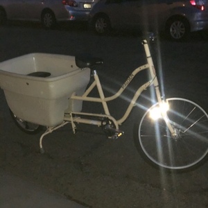 2013 Madsen g216 cargo bike (rear storage) Yellow or Gold