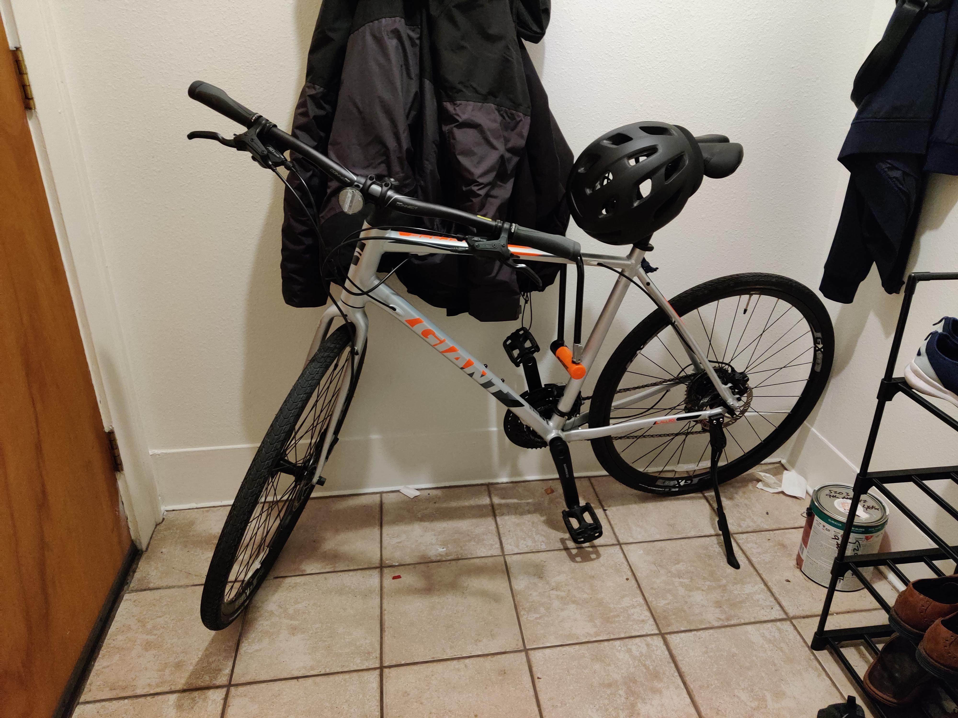 Giant Escape 1 Disc L Silver/Neon Orange