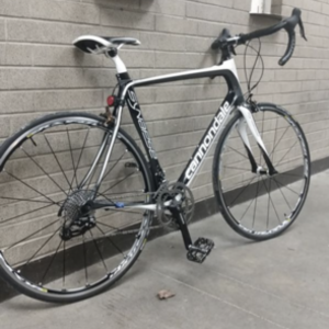 2012 Cannondale 58" Carbon Synapse Black and White