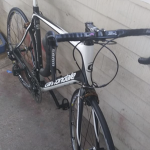 2012 Cannondale 58" Carbon Synapse Black and White