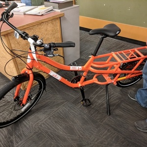2018 Yuba Sweet Curry cargo bike (rear storage) Orange