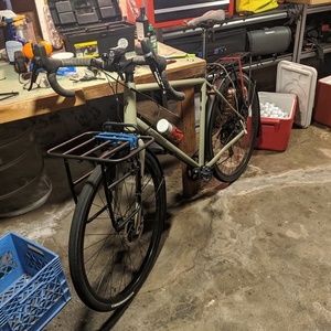 2018 Specialized Premium Cr-Mo size-specific tubing, internal light cable routing, Adventure Geom...