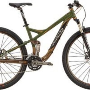 2008 Specialized Stumpjumper FSR Expert Green, Yellow or Gold, and Black