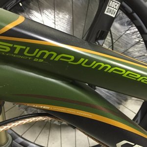 2008 Specialized Stumpjumper FSR Expert Green, Yellow or Gold, and Black