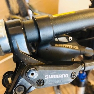 2013 Giant Trance X 29er 2 Black, Silver, gray or bare metal, and Yellow or Gold
