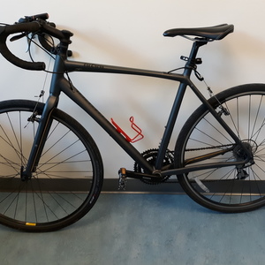 2013 Specialized Tricross Triple Silver, gray or bare metal and Yellow or Gold