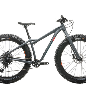 2020 Salsa Mukluk Silver, gray or bare metal