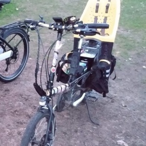 2016 Bike Friday Haul-a-Day cargo bike (rear storage) Black