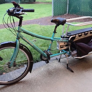 2013 Xtracycle Edgerunner cargo bike (rear storage) Blue