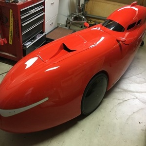 2016 IntercityBike No Frame - monocoque velomobile recumbent Red
