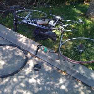 2002 Trek 5900USPS SL Silver, gray or bare metal