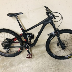 2018 Norco Bikes Range Silver, gray or bare metal and Red