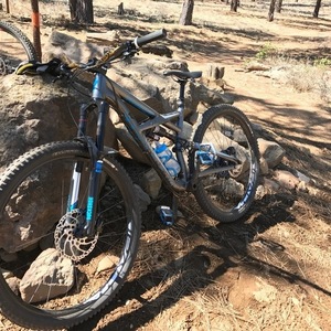 2015 Specialized Enduro Comp Silver, gray or bare metal and Teal