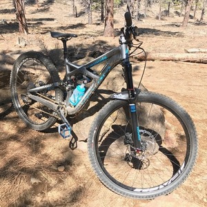 2015 Specialized Enduro Comp Silver, gray or bare metal and Teal