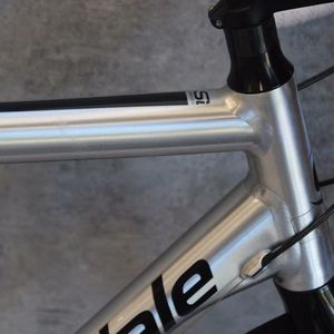 2012 Cannondale Silver, gray or bare metal