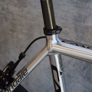 2012 Cannondale Silver, gray or bare metal