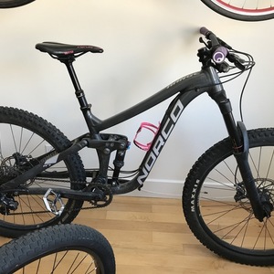 2018 Norco Bikes Range Silver, gray or bare metal