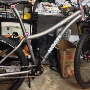 2014 Moots Cycles Rogue SL  Raw metal