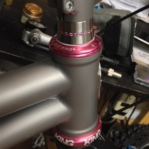 2014 Moots Cycles Rogue SL  Raw metal