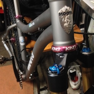 2014 Moots Cycles Rogue SL  Raw metal