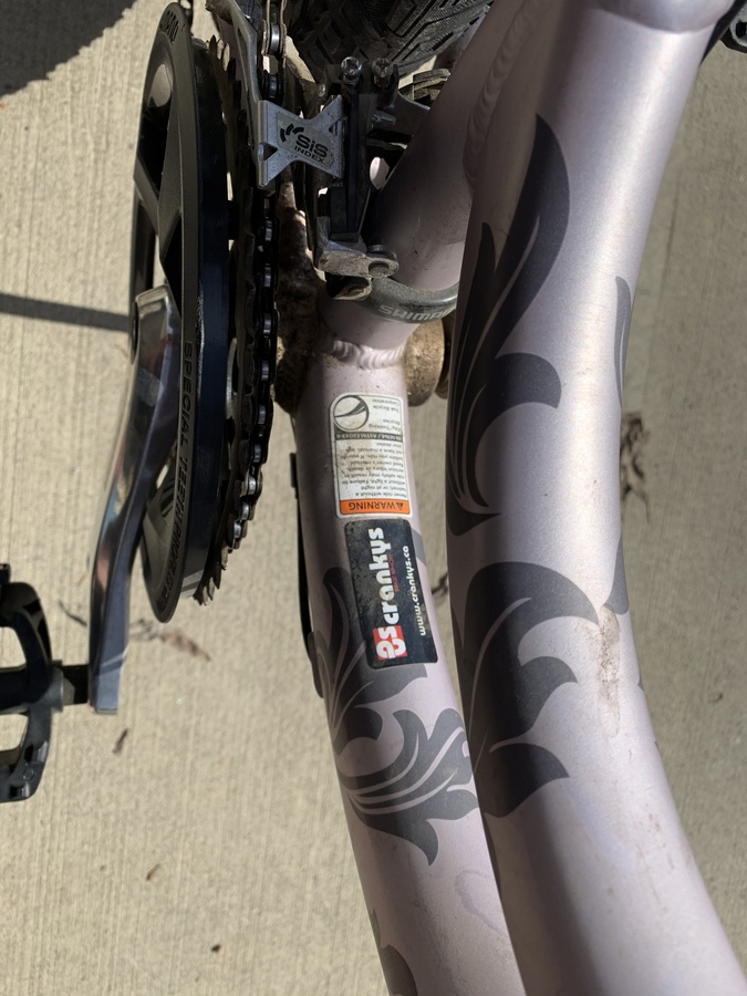 trek purple road bike