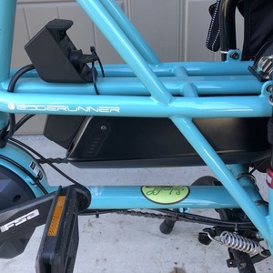2020 Xtracycle Edgerunner eSwoop cargo bike (rear storage) Teal