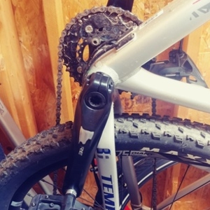 2019 Giant Tempt 2 Silver, gray or bare metal, Blue, and Purple