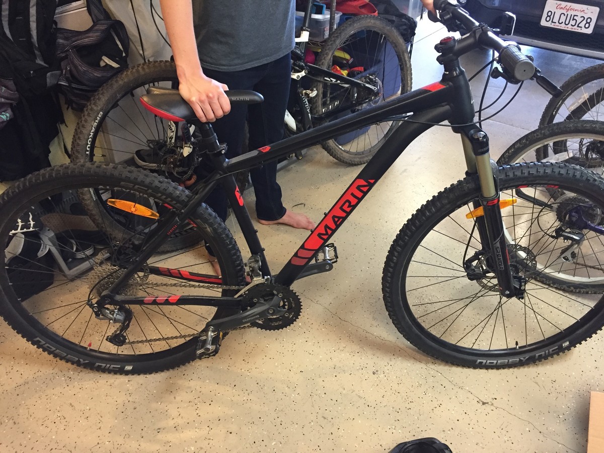 2018 Marin Bikes Iron springs 9.5