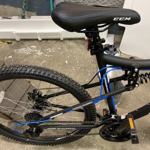 2020 CCM 19” 6061 Aluminum Black and Stickers tape or other cover-up