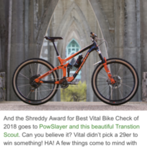 2018 Transition Bikes Scout Orange