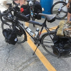 2018 Surly Disc Trucker Silver, gray or bare metal