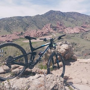 2017 Trek Fuel EX5 Black, Blue, and White