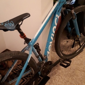 2015 Devinci Jack XP Blue and White