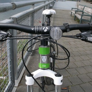 2014 Trek Silver or Gray, White, and Green