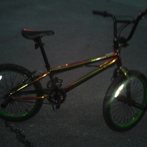 2014 Kent Nightmare freestyle 20" Green, Green, and Red