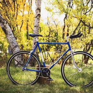 Sekai 2400 Blue and Silver, gray or bare metal