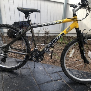 Carrera bicycles Combat Yellow or Gold