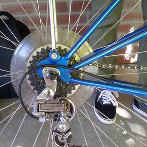 1982 Peugeot Hybrid Mixte Blue