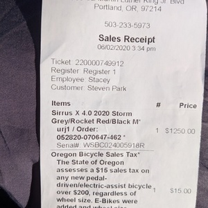 2020 Specialized Sirrus X 4.0 Silver, gray or bare metal, Red, and Black