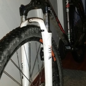 2019 Mongoose Switchback Orange and Silver, gray or bare metal