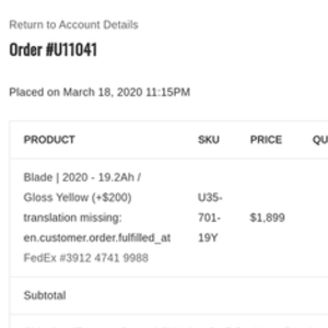 2020 Rize bikes Blade Yellow or Gold and Black