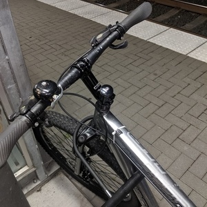 Specialized Hardrock Sport Silver, gray or bare metal, Black, and White