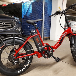 2020 Biktrix Electric bikes Canada Kutty LT Rigid fork Red