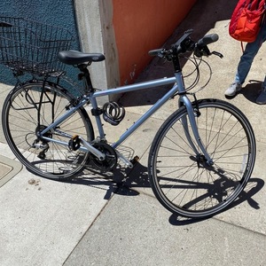 2016 Jamis coda sport (femme) Silver, gray or bare metal and Blue