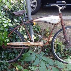 Roadmaster 1960's Cruiser tank bike Brown