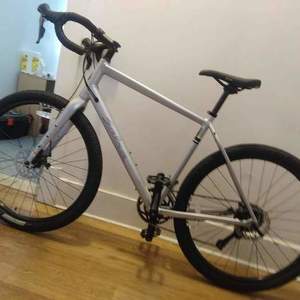 2019 Salsa Journeyman Silver, gray or bare metal