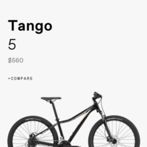 2019 Cannondale Tango 5 Black