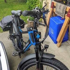 2020 Voltbike Yukon 750 Black and Blue